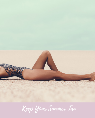 Dr Marine's tip: How to keep your sun-kissed Tan