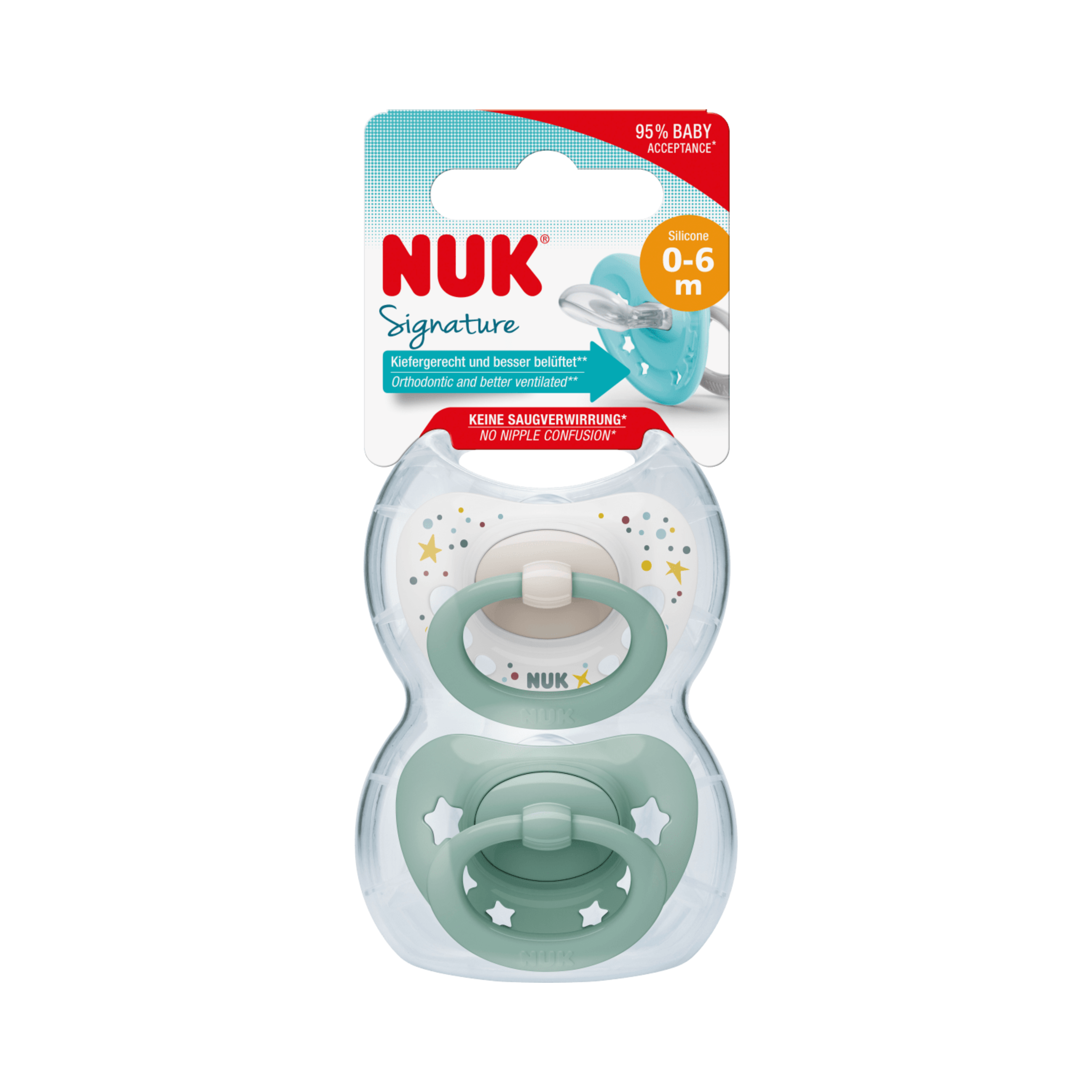 NUK Signature Soother 0 6m The French Pharmacy