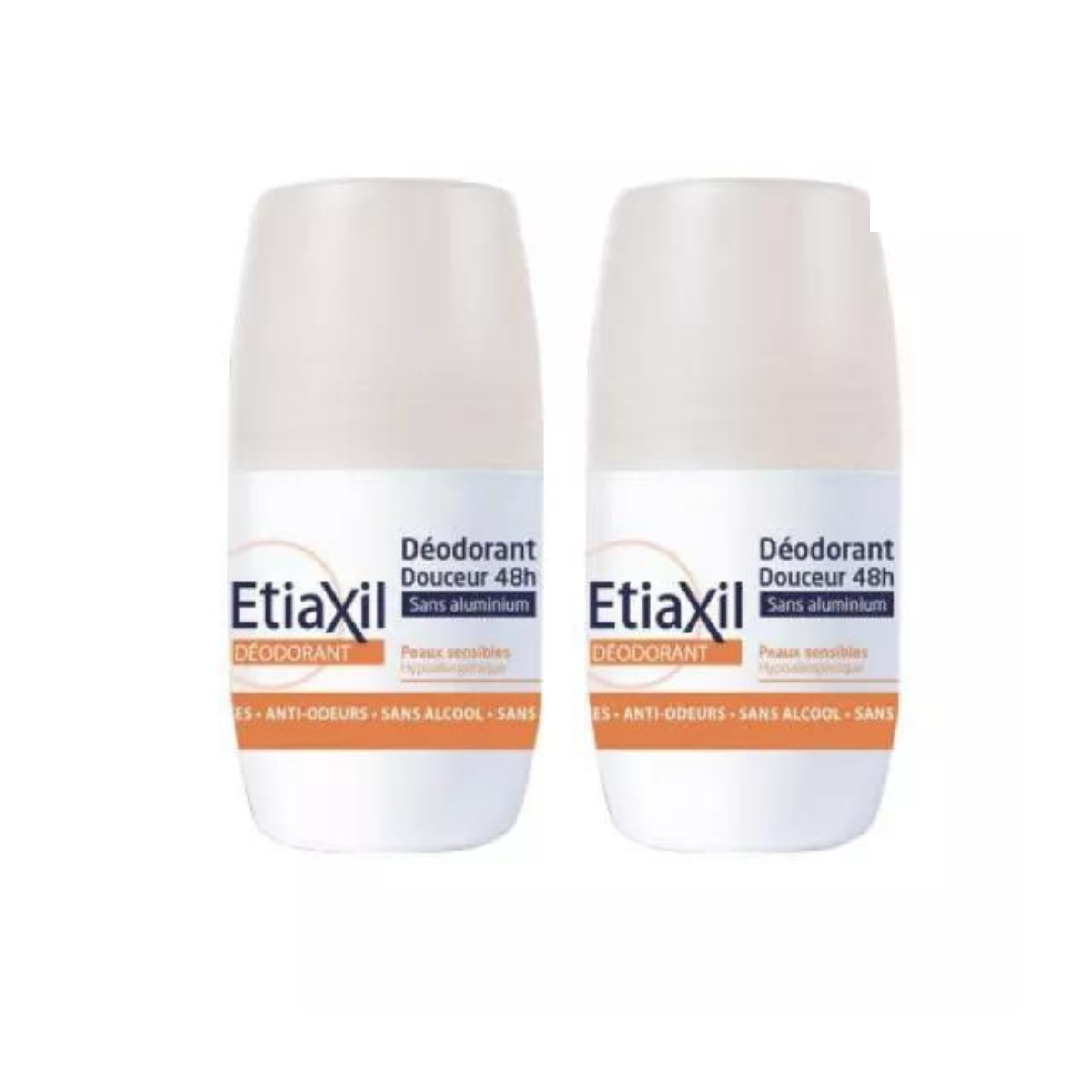 Etiaxil Gentle Deodorant 48H RollOn Aluminium Free 2 x 50ml The