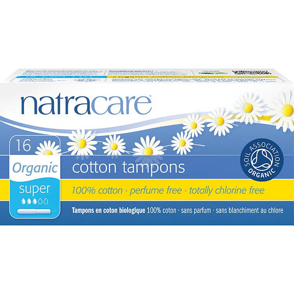 Natracare - Organic Cotton Tampons with Applicator Super 16s