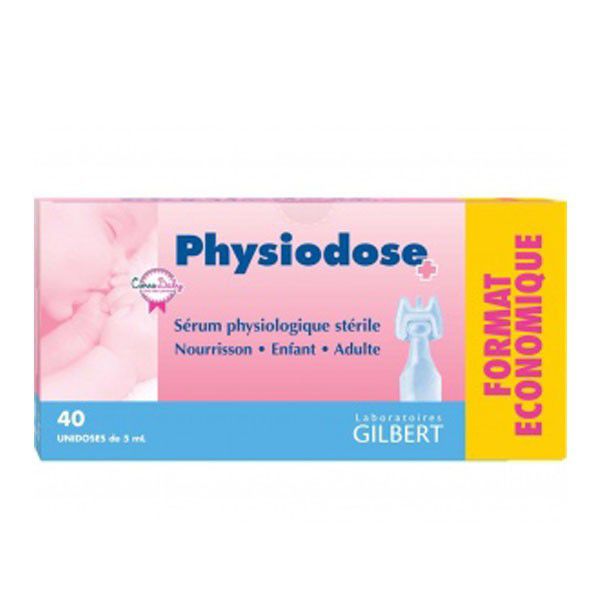 Physiodose - Physiological Serum 40x5ml – The French Pharmacy