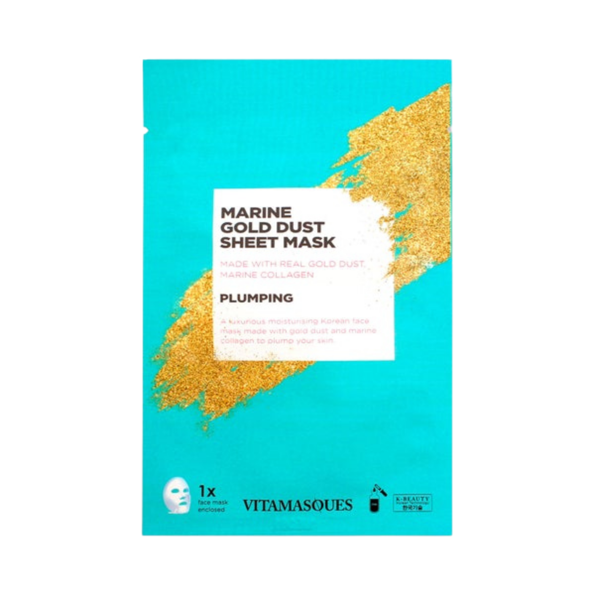 Vitamasques Marine Gold Dust Sheet Mask The French Pharmacy