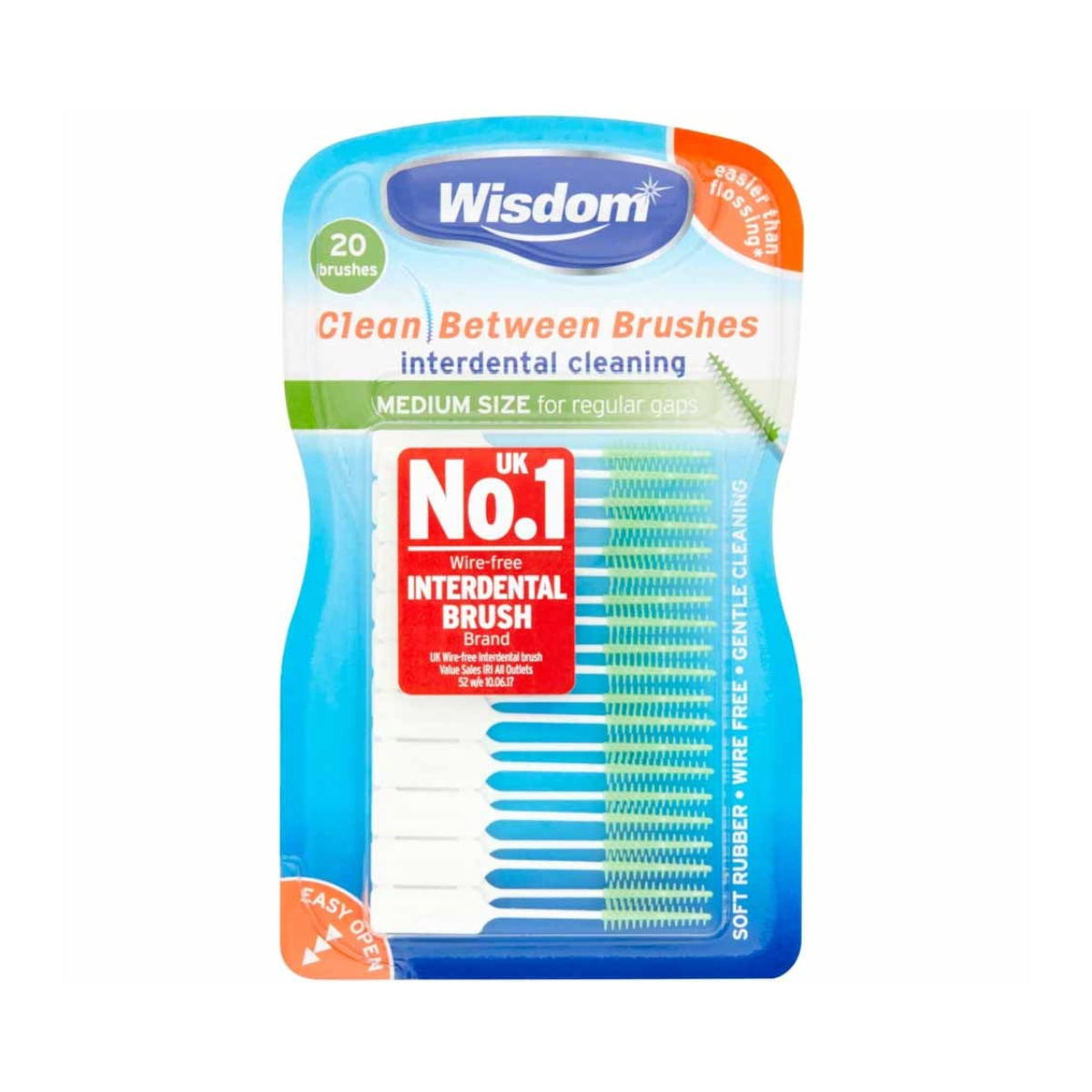 Wisdom Interdental Brushes Medium 20 Brushes The French Pharmacy