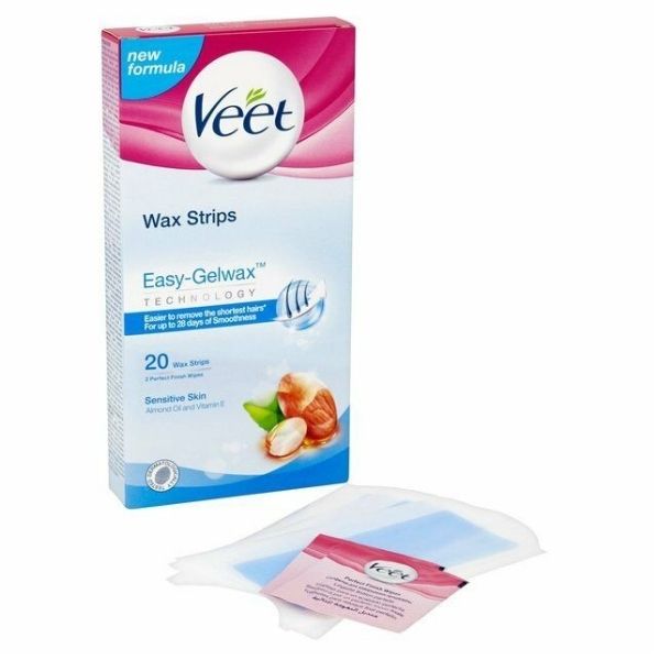 Veet - Easy Gel Sensitive Wax Strips Legs & Body