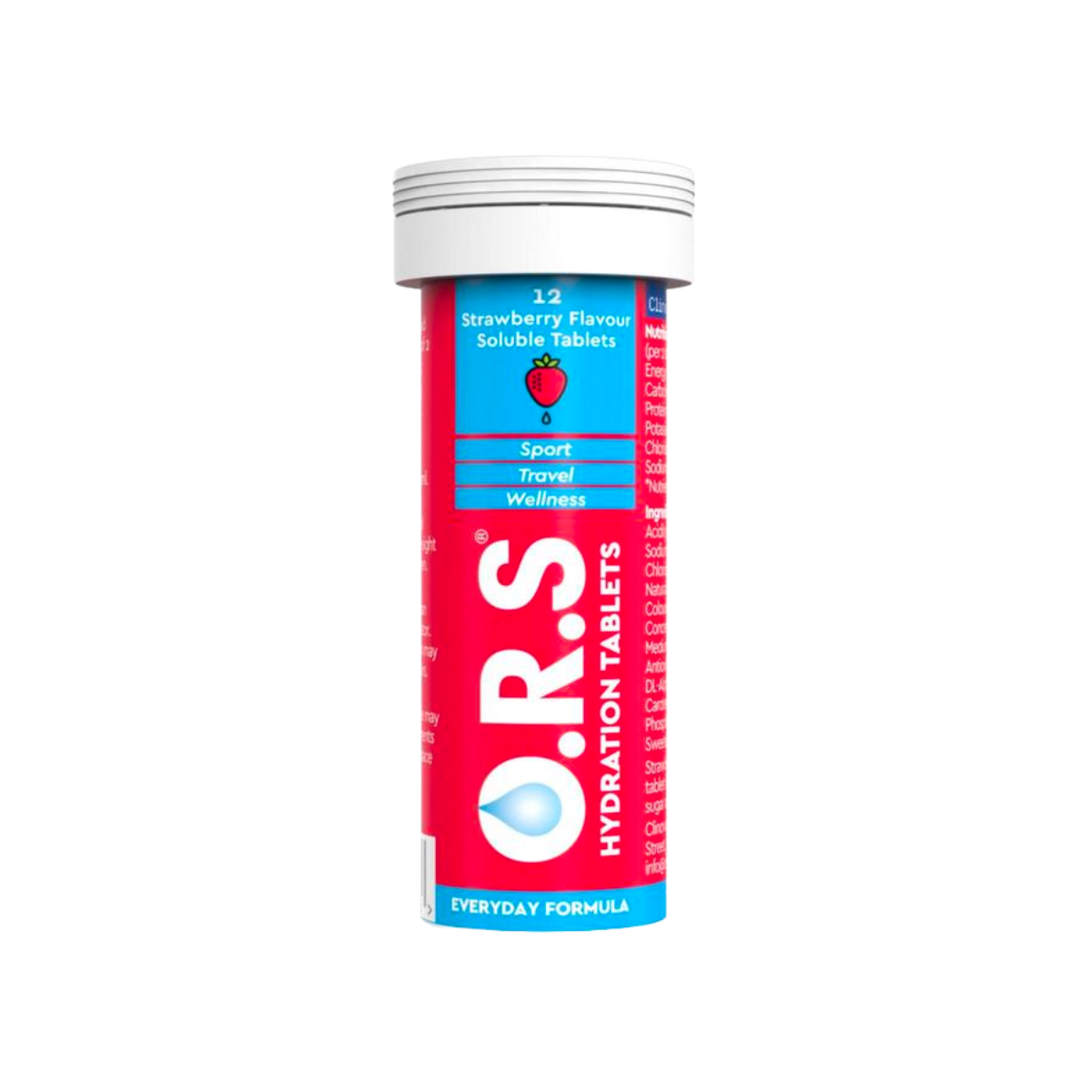 O.R.S - Strawberry Hydration 12 Tablets – The French Pharmacy
