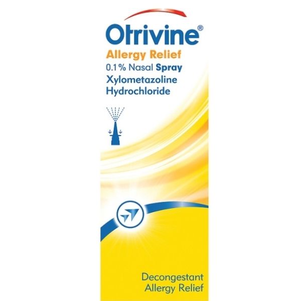 Otrivine Allergy Relief Nasal Spray 10ml – The French Pharmacy - Main Image