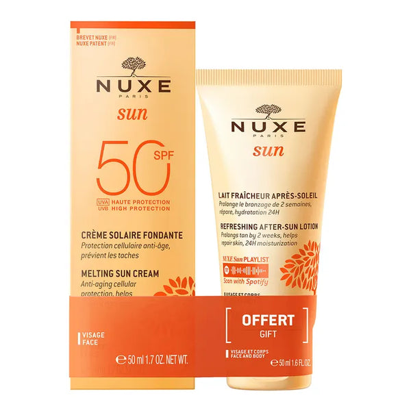 Nuxe - Melting Sun Cream SPF50 50ml + FREE After Sun Lotion 50ml