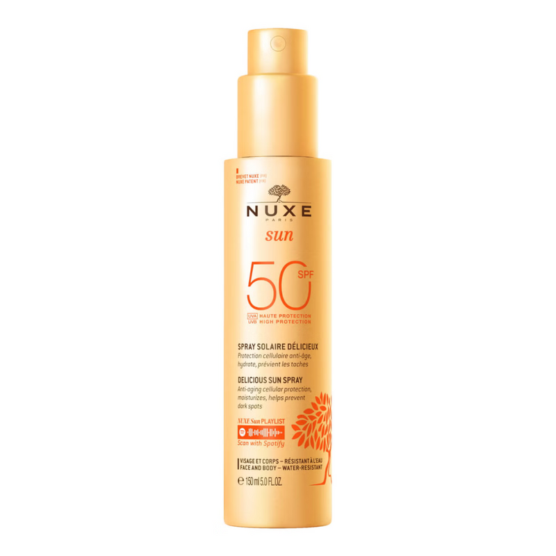 Nuxe - Delicious Sun Spray SPF50 150ml + FREE After Sun Shampoo 100ml