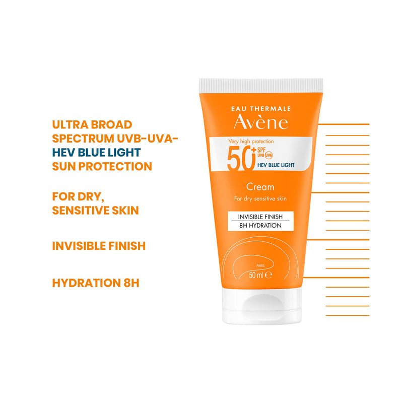 Avène - Invisible Sun Cream SPF50+ 50ml