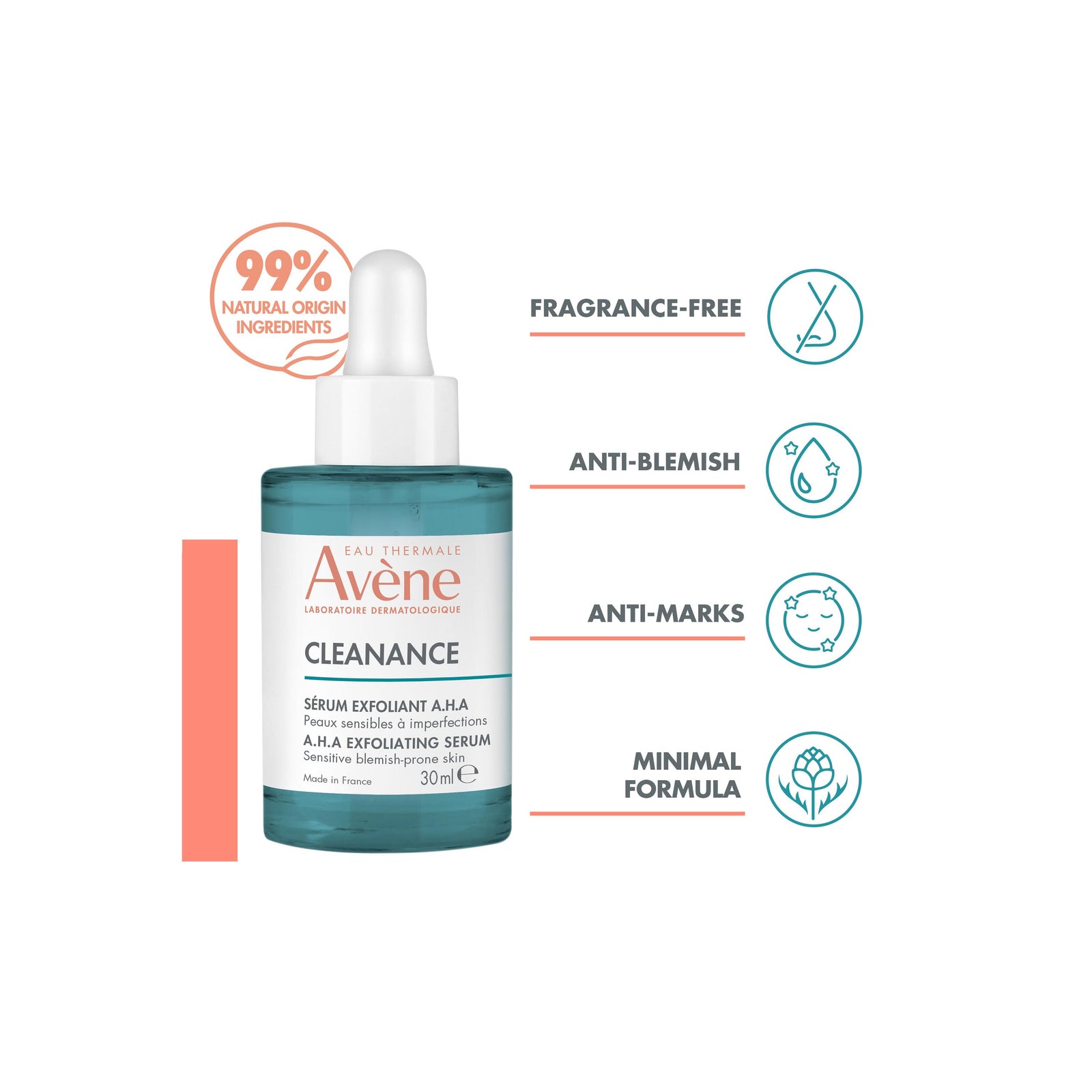 Avène - Cleanance A.H.A Exfoliating Serum 30ml – The French Pharmacy