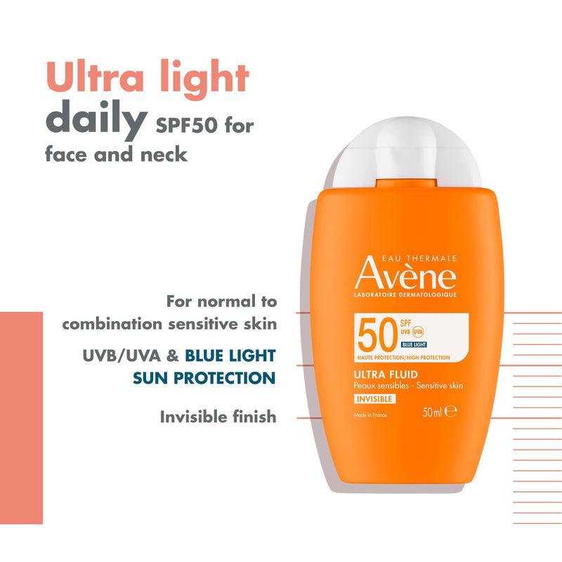 Avène - Ultra Fluid Invisible SPF50+ 50ml