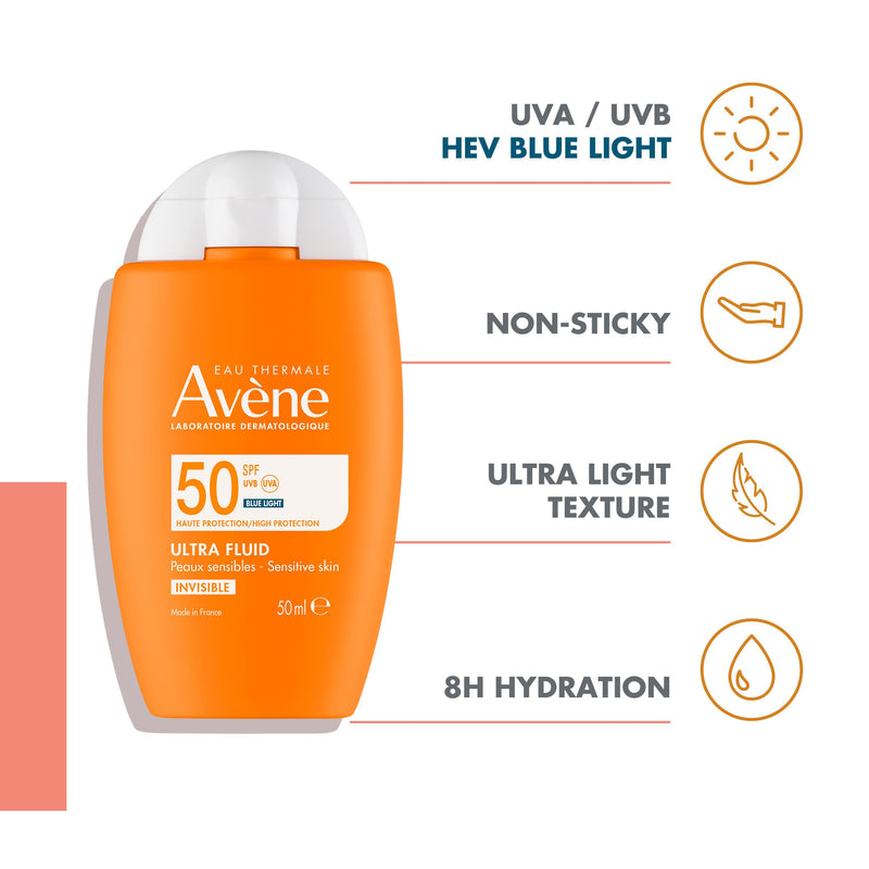 Avène - Ultra Fluid Invisible SPF50+ 50ml
