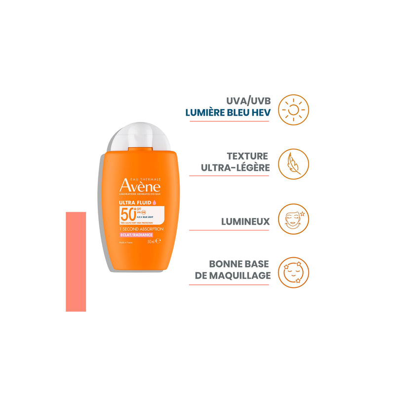 Avène - Ultra Fluid Radiance SPF50+ 50ml