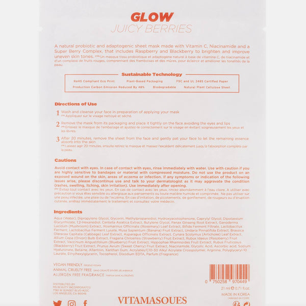 Vitamasques - Glow Juicy Berries 21ml