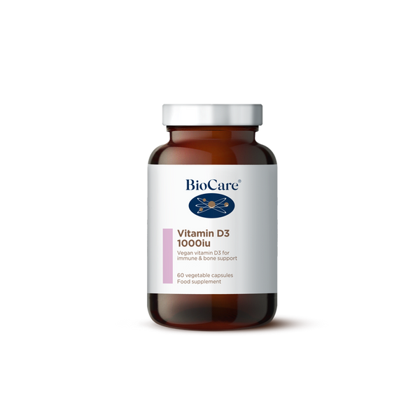 BioCare - Vitamin D3 1000iu 60 Capsules