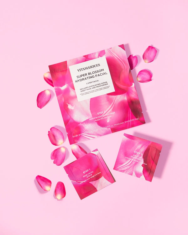 Vitamasques - Super Blossom Hydrating Facial 3 Step 21ml