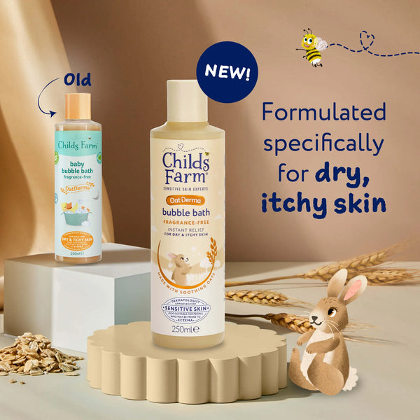 Childs Farm - OatDerma Bubble Bath Fragrance Free 250ml