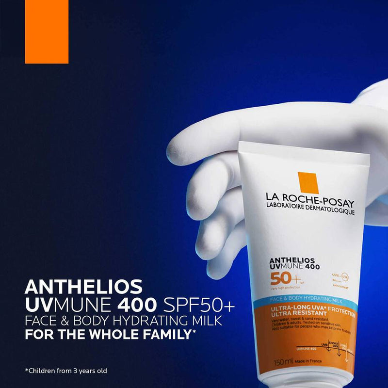 La Roche Posay - Anthelios UVMUNE 400 Face & Body Hydrating Milk SPF50+ 150ml