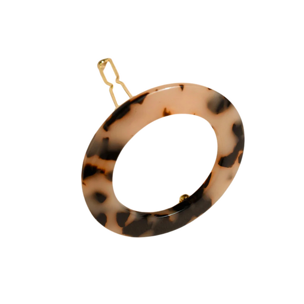 Bachca - Round tortoiseshell Hair Clip