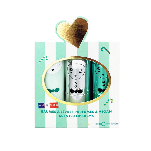 Inuwet - Trio Set Jingle Aqua Lip Balm Set 3x3,5g
