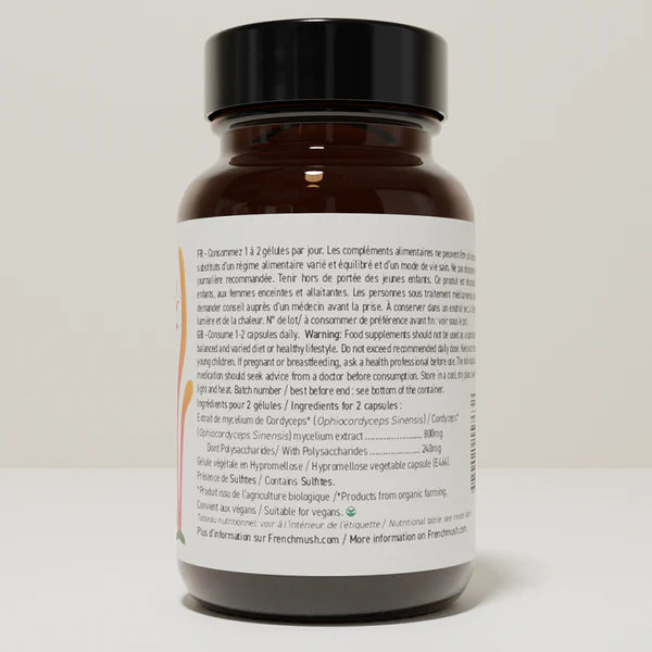 French Mush - Cordeyceps 56 Capsules
