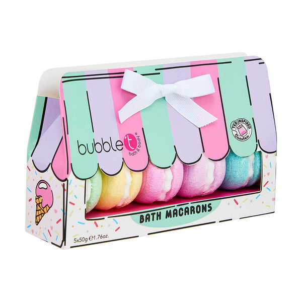 Bubble T - Bath Bomb Macaron Gift Set 5x50g