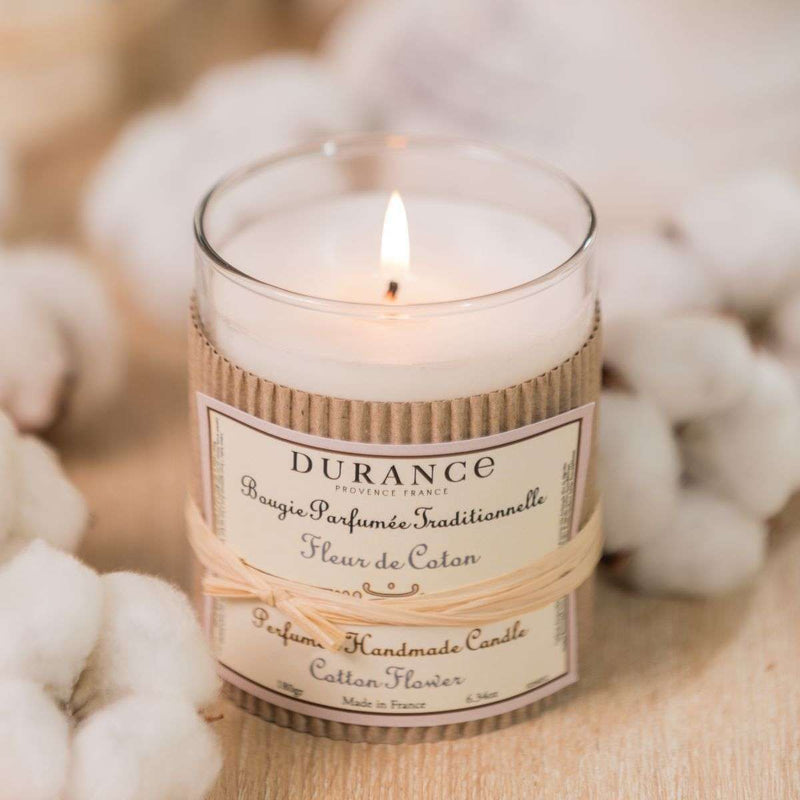 Durance - Cotton Flower Perfumed Candle 180g