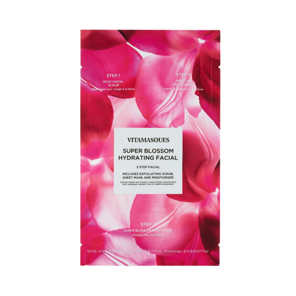 Vitamasques - Super Blossom Hydrating Facial 3 Step 21ml