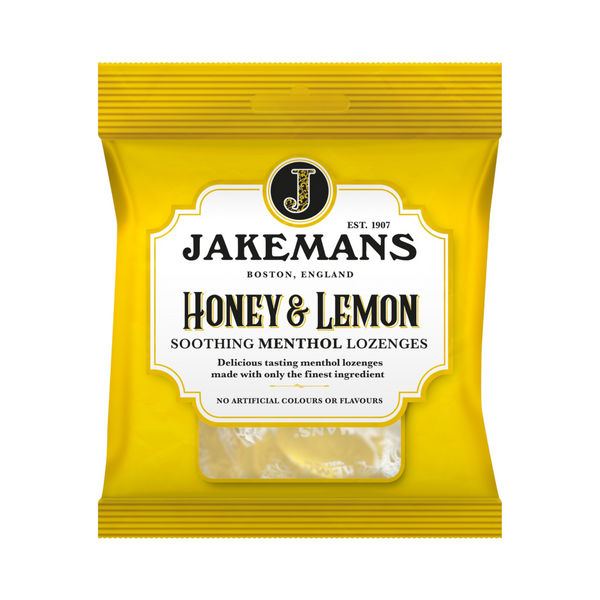 Jakemans - Honey & Lemon Soothing Menthol Lozenges 73g