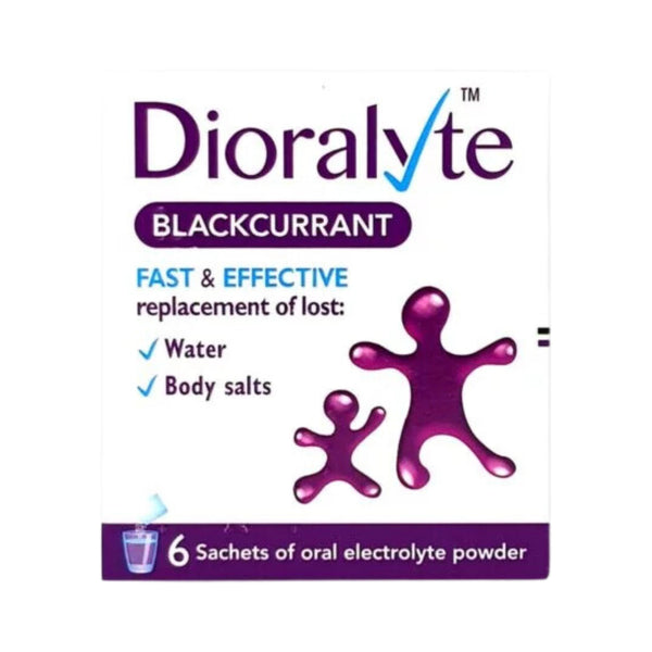 Dioralyte Sachets Blackcurrant 6x