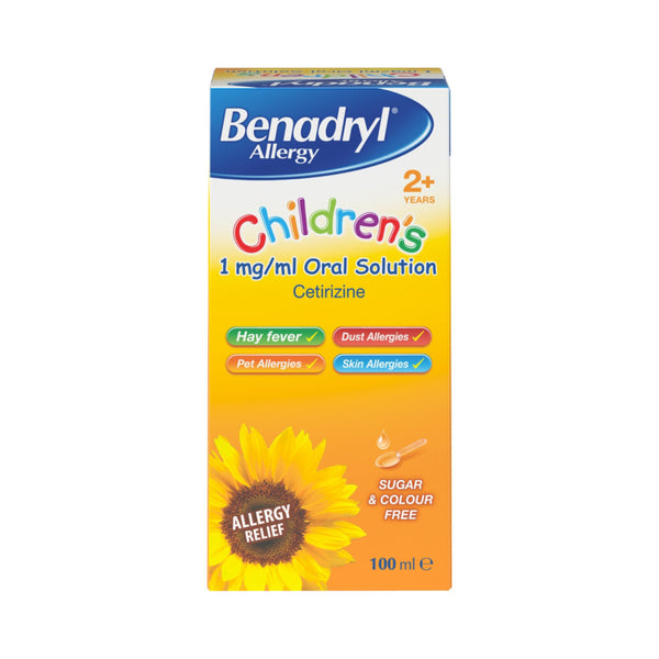 Benadryl - Children's Allergy Relief Solution 100ml (P)