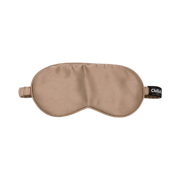 Chillsilk - Taupe Silk Eye Mask