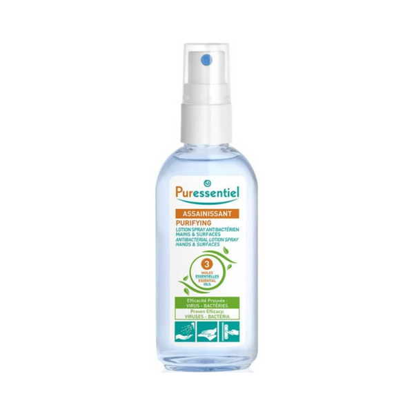 Puressentiel - Purifying Antibacterial Lotion Spray Hands & Surfaces 80ml