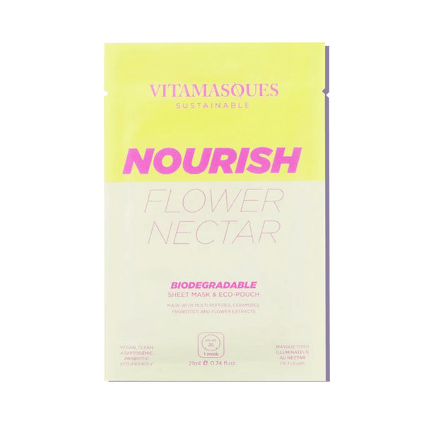 Vitamasques - Nourish Flower Nectar Sheet Mask 21ml