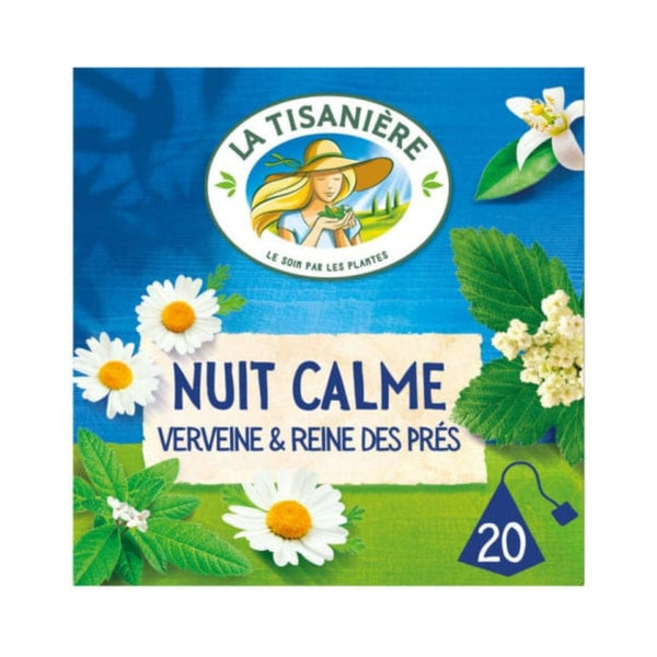 La Tisanière - Night Calm with Verbena & Meadowsweet 20 Sachets