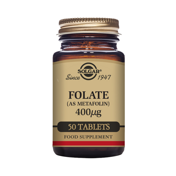 Solgar - Folate (as Metafolin) 400 mcg Tablets