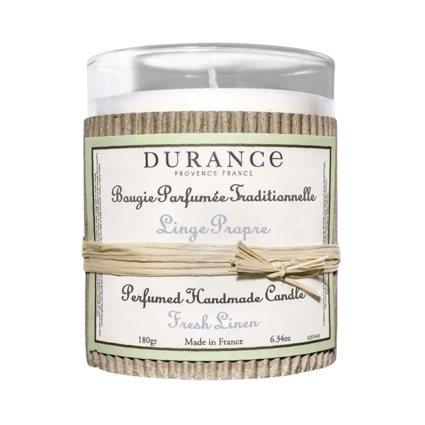 Durance - Fresh Linen Perfumed Candle 180g