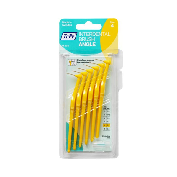 Tepe - Interdental Brush Angle Size 4 Yellow