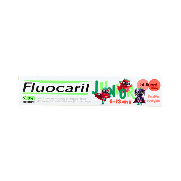 Fluocaril - Junior Bi-Fluorinated 145mg Red Fruits Toothpaste 6-13 Years 75ml