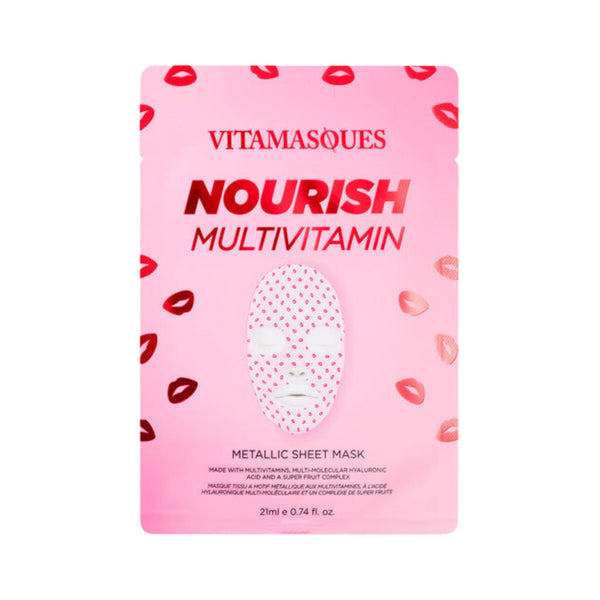 Vitamasques - Nourish Multivitamin Metallic Sheet Mask 21ml