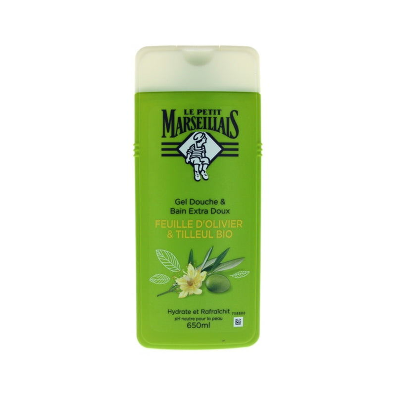 Le Petit Marseillais - Olive Leaf & Basswood Shower Gel 650ml