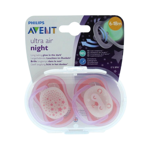 Avent - Ultra Air Night Soother 6-18m