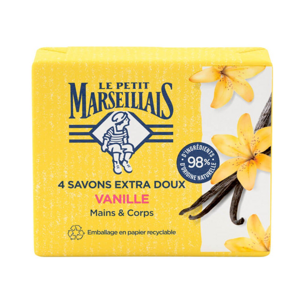Le Petit Marseillais - Extra Gentle Vanilla Soap 4x100g