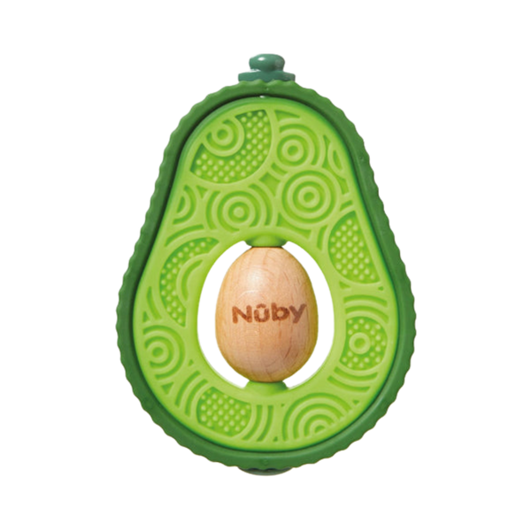 Nuby - Avocado Silicone Teether