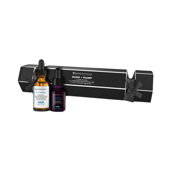 SkinCeuticals - Glow & Plump Cracker: C E Ferulic Serum 30ml + FREE H.A. Intensifier Multi-Glycan 15ml