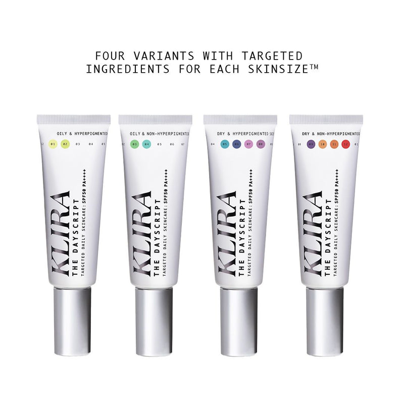 Klira - The Dayscript 7-in-1 targeted daily skincare, SPF50 PA ++++