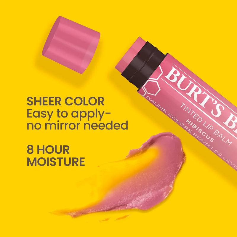 Burts Bee - Tinted Lip Balm Hibiscus 4.25g