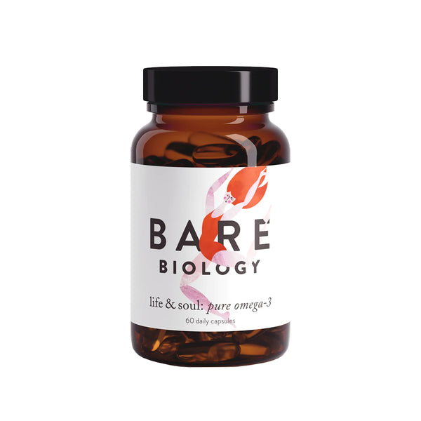 Bare Biology - Life & Soul Pure Omega-3 Daily 60 Capsules/120 Mini Capsules