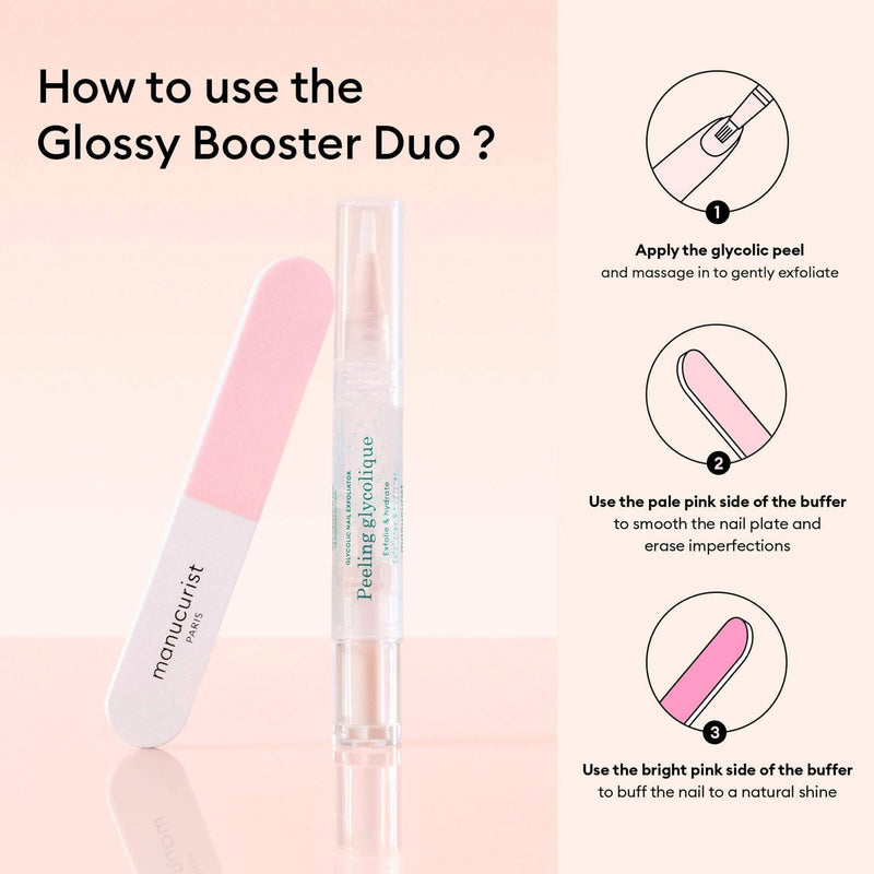 Manucurist - Glossy Booster Duo Set