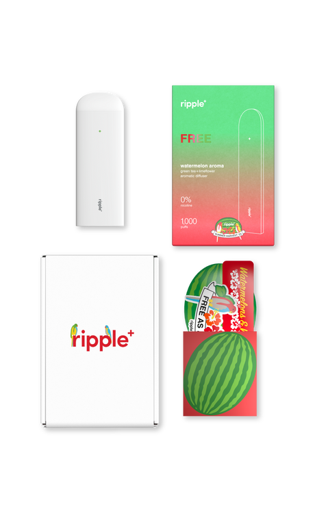 Ripple - Free Watermelon Limited Edition Aroma 1,000 Puffs